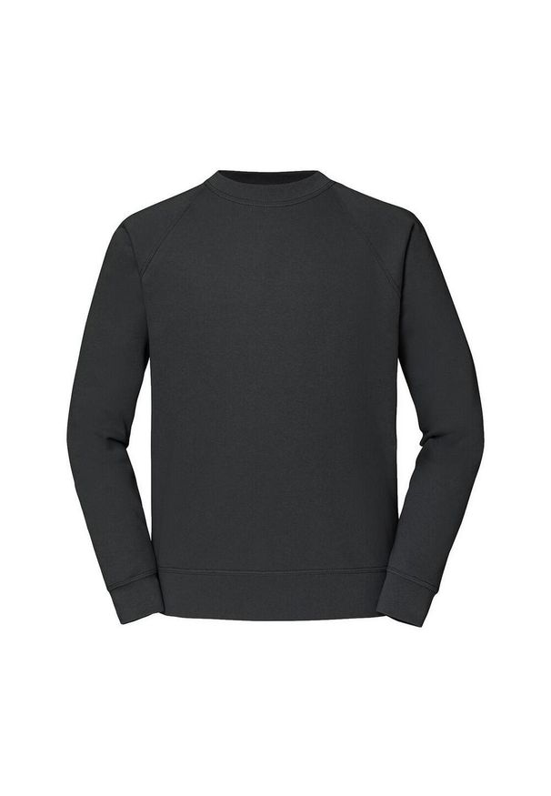 FRUIT OF THE LOOM - Męska Klasyczna Bluza Raglanowa. Kolor: szary. Długość rękawa: raglanowy rękaw