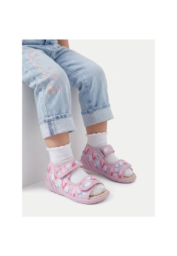 Kapcie Lasocki Kids. Kolor: różowy