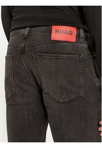 Hugo Jeansy 734 50522140 Czarny Extra Slim Fit. Kolor: czarny #5