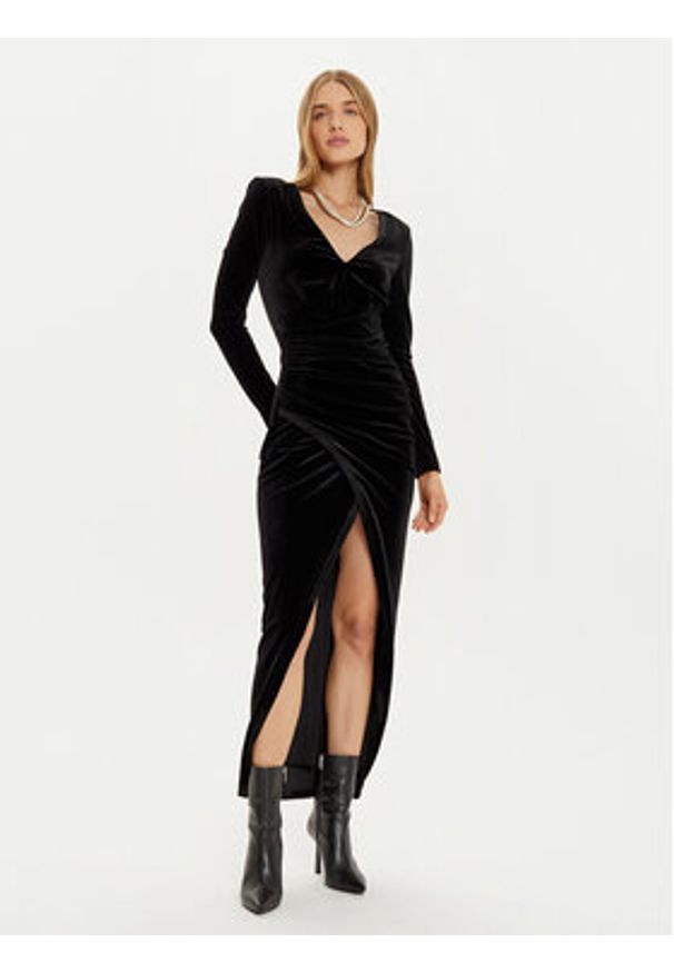 Marciano Guess Sukienka wieczorowa 4BGK20 6273A Czarny Regular Fit. Kolor: czarny. Materiał: syntetyk. Styl: wizytowy