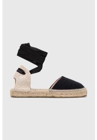 Manebi espadryle Flat Valenciana Espadrilles kolor czarny O 7.9 P0. Kolor: czarny. Materiał: guma #1
