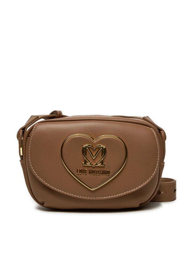 Love Moschino - LOVE MOSCHINO Torebka JC4122PP1LLB0209 Beżowy. Kolor: beżowy. Materiał: skórzane