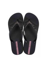 Japonki damskie Ipanema Mesh X Plat. Kolor: czarny. Materiał: mesh. Styl: sportowy #1