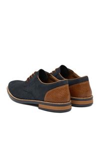 Rieker Półbuty 13509-14 Granatowy. Kolor: niebieski. Materiał: skóra, nubuk #4