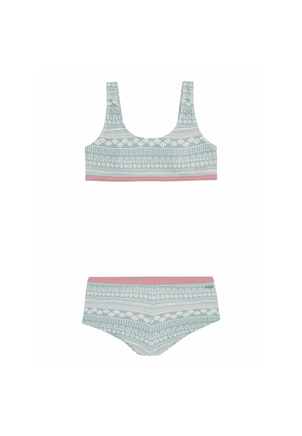 Dziewczęcy dwuczęściowy kostium kąpielowy Protest Prtproma. Kolor: zielony