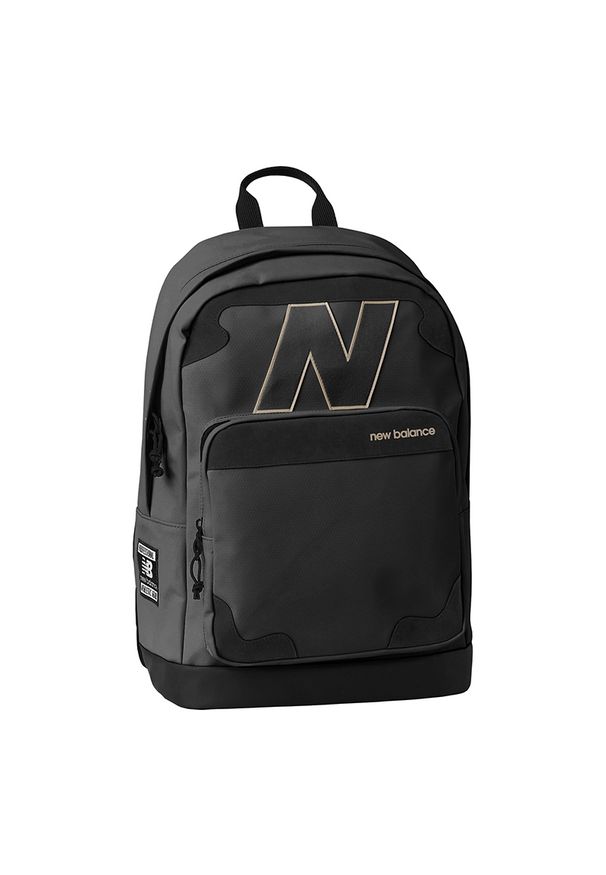 Plecak New Balance LAB21013BKK – czarny. Kolor: czarny. Materiał: poliester, materiał. Styl: casual