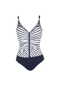 SUNFLAIR - Strój kąpielowy Basic. Kolekcja: moda ciążowa. Kolor: fioletowy, biały, niebieski, wielokolorowy. Materiał: elastan, poliamid #1