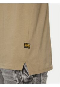 G-Star RAW - G-Star Raw T-Shirt Nifous D24449-336 Khaki Regular Fit. Kolor: brązowy. Materiał: bawełna #2