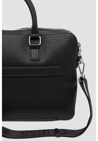 Guess - GUESS Czarna aktówka męska Torino Briefcase. Kolor: czarny. Materiał: materiał. Styl: elegancki #3