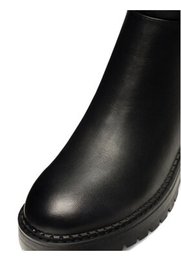 DeeZee Muszkieterki XENIA H58573-10 Czarny. Kolor: czarny. Materiał: skóra