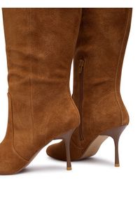 Pinko - PINKO Kozaki Polly 02 SD0281 P002 Brązowy. Kolor: brązowy. Materiał: skóra, zamsz #4