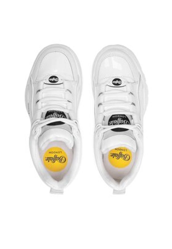 Buffalo London Sneakersy 1339-14 2.0 Biały. Kolor: biały. Materiał: skóra, lakier