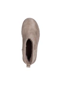 skechers - SKECHERS KEEPSAKES - SNOW BIR Brązowy. Kolor: brązowy