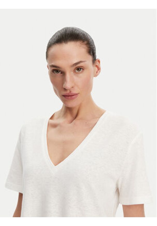 ACCESS FASHION T-Shirt 53-2148-611 Biały Regular Fit. Kolor: biały. Materiał: bawełna