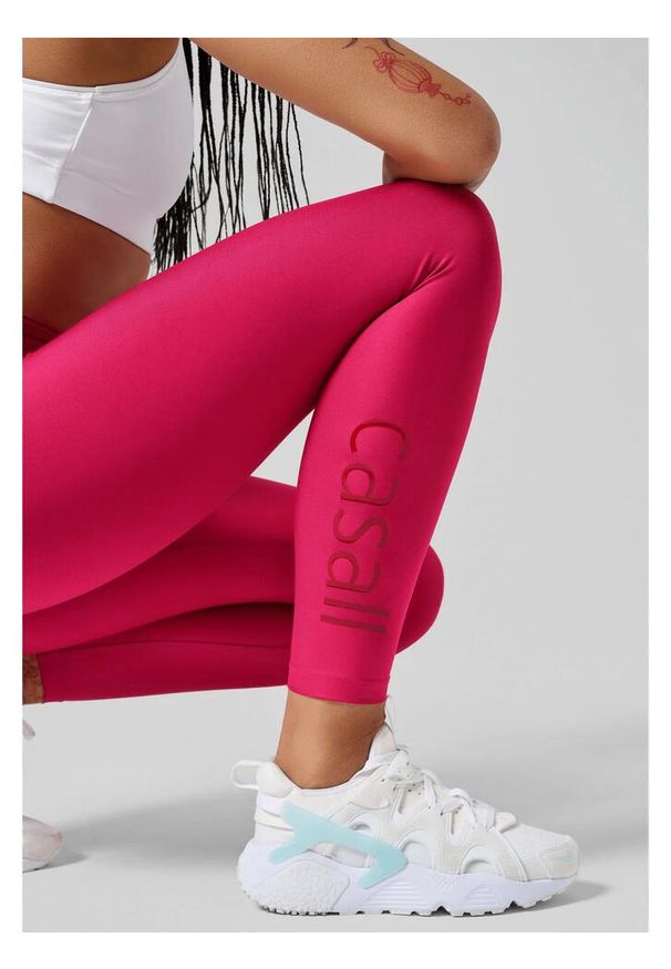 CASALL - Legginsy Damskie Fitness Casall Z Wysokim Stanem. Stan: podwyższony. Kolor: różowy. Sport: fitness