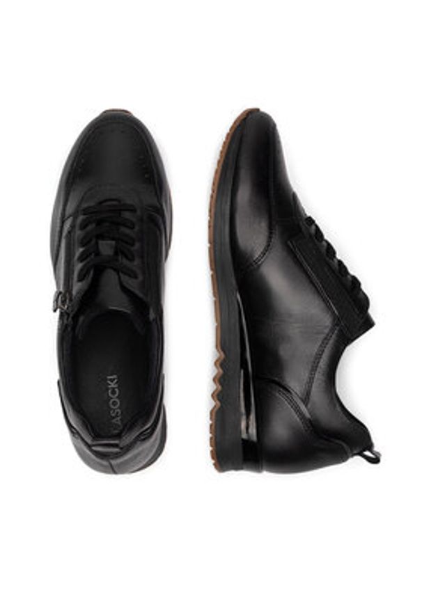 Lasocki Półbuty WI23-GOLD-05 Czarny. Kolor: czarny. Materiał: skóra