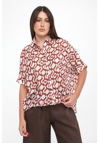 Max Mara Beachwear - Koszula damska z jedwabiem Ariete MAX MARA BEACHWEAR. Materiał: jedwab #1