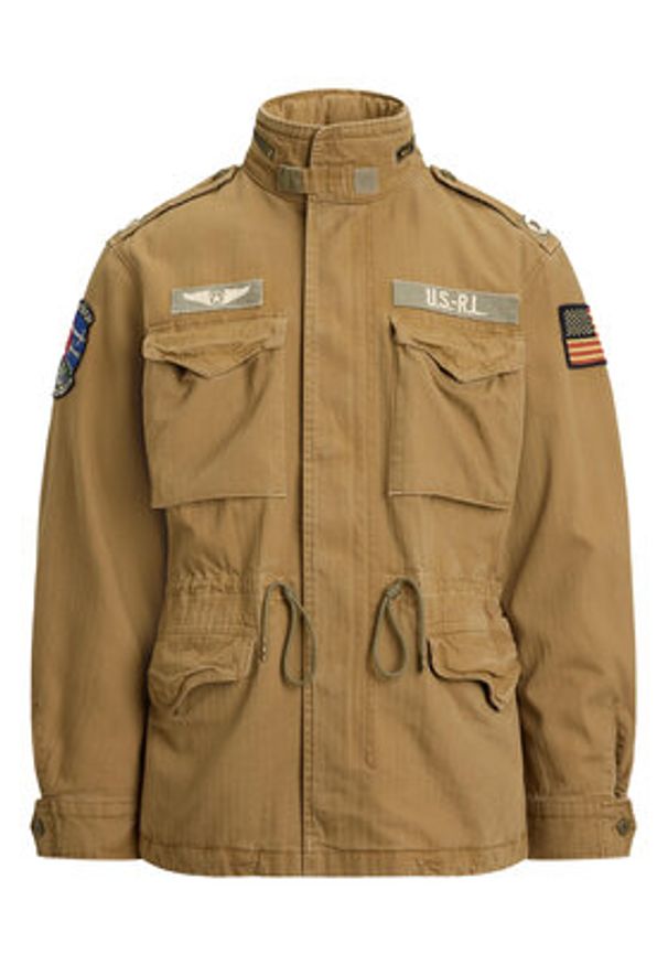 Polo Ralph Lauren Kurtka przejściowa 710P02024001 Beżowy Regular Fit. Typ kołnierza: polo. Kolor: beżowy. Materiał: bawełna