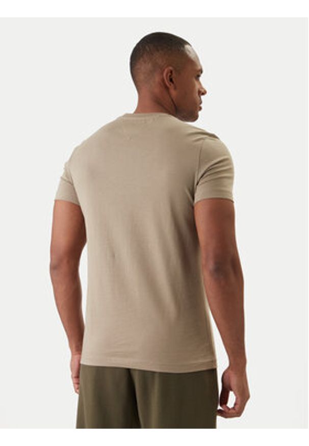 TOMMY HILFIGER - Tommy Hilfiger T-Shirt Logo MW0MW11797 Zielony Regular Fit. Kolor: zielony. Materiał: bawełna