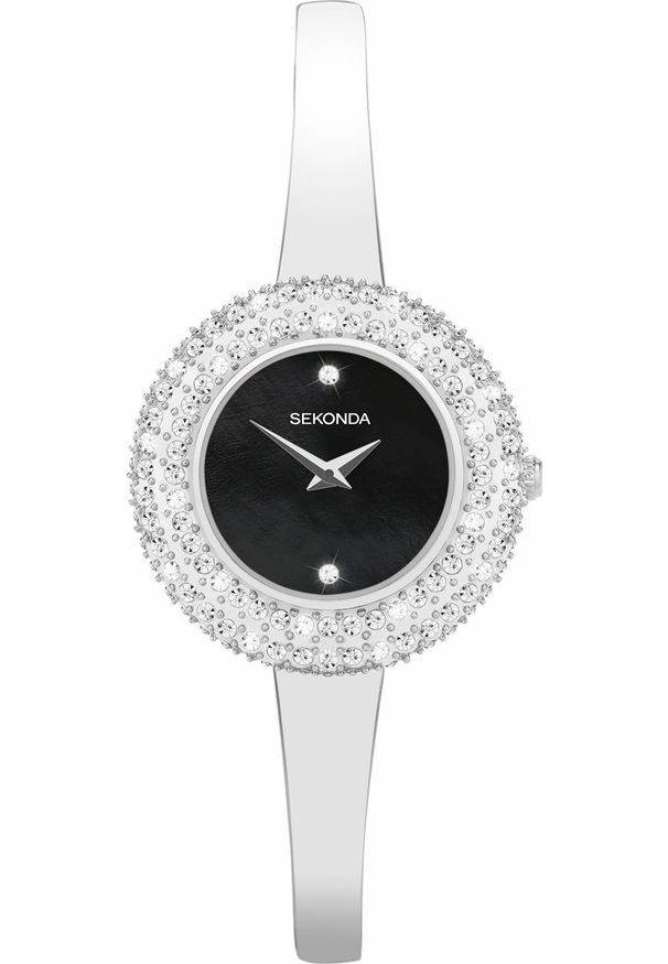 Zegarek Sekonda Zegarek damski Sekonda 40630 CYRKONIE srebrny. Kolor: srebrny