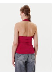 Guess Top W5YP28 KACM2 Czerwony Regular Fit. Kolor: czerwony #3