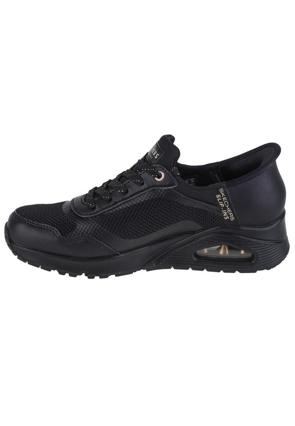 skechers - Buty sportowe Sneakersy damskie, Skechers Uno-Slip-In Air. Kolor: czarny. Sport: turystyka piesza
