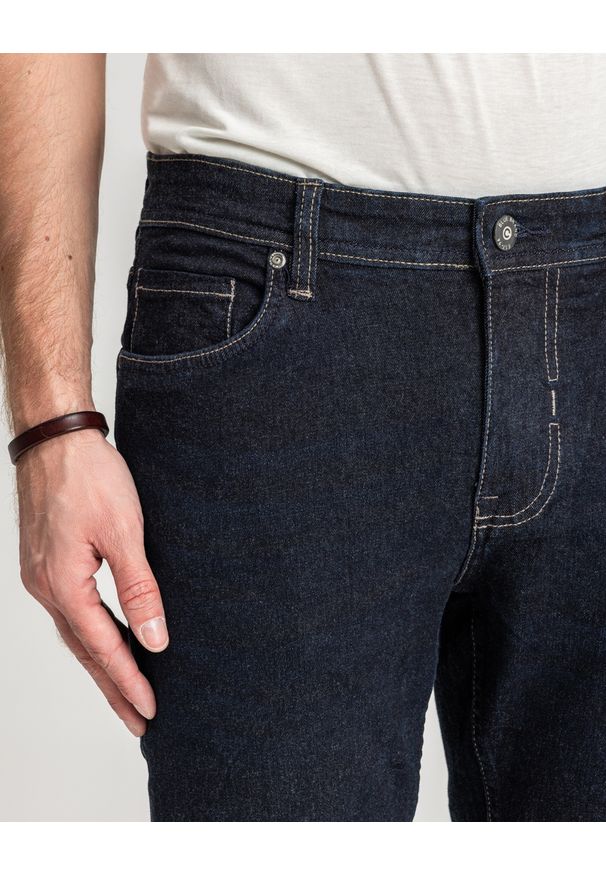 MARCUS - Męskie Spodnie Jeansowe Marcus Felix 2162 Jeans Dark Miner 14-200245