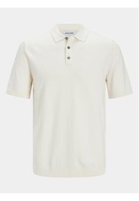 Jack & Jones - Jack&Jones Polo Emil 12248819 Biały Regular Fit. Typ kołnierza: polo. Kolor: biały. Materiał: bawełna #5