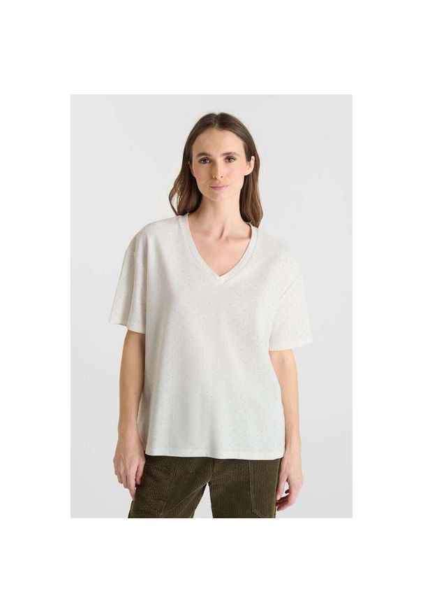 LE TEMPS DES CERISES - Koszulka damska Le Temps des cerises Alasko. Kolor: biały