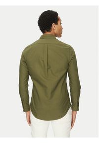 Polo Ralph Lauren Koszula 710960643001 Khaki Slim Fit. Typ kołnierza: polo. Kolor: brązowy. Materiał: bawełna