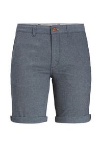 Jack & Jones - Jack&Jones Szorty materiałowe Fury 12206889 Niebieski Regular Fit. Kolor: niebieski. Materiał: bawełna #3
