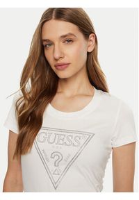 Guess T-Shirt W5RI11 J1314 Biały Regular Fit. Kolor: biały. Materiał: bawełna #4