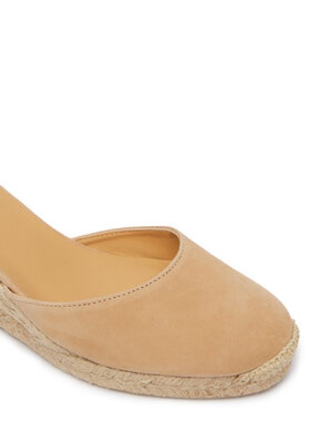 Castañer Espadryle Carina 21741 Brązowy. Kolor: brązowy. Materiał: skóra, zamsz