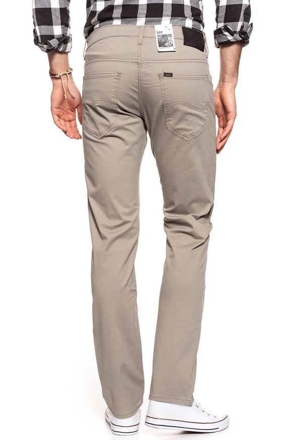 Lee - LEE SPODNIE MĘSKIE DAREN ZIP FLY TIMBERWOLF L707SC97 112118452. Materiał: materiał