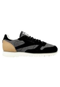 Buty do chodzenia męskie Reebok CL Leather Fleck. Zapięcie: sznurówki. Kolor: czarny, wielokolorowy. Materiał: skóra, syntetyk, tkanina, materiał. Szerokość cholewki: normalna. Sport: turystyka piesza #2