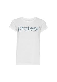 Klasyczna koszulka damska Protest. Kolor: biały #1