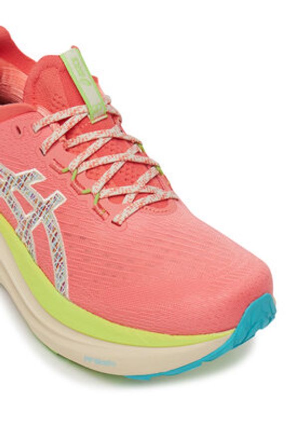 Asics Buty do biegania Gel-Nimbus 27 Tr 1012B808 Czerwony. Kolor: czerwony. Materiał: mesh, materiał