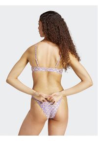 Adidas - adidas Góra od bikini Originals Monogram Swim Top H49589 Fioletowy. Kolor: fioletowy. Materiał: syntetyk #5