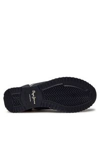 Pepe Jeans Sneakersy Dublin Brand PMS40009 Granatowy. Kolor: niebieski #5