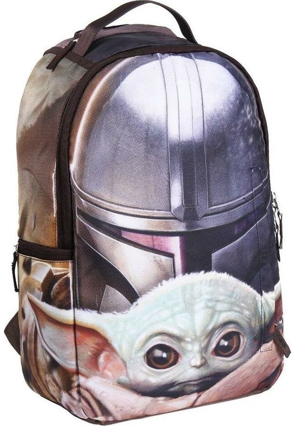The mandalorian Plecak szkolny The Mandalorian Brązowy (30 x 44 x 12 cm). Kolor: brązowy