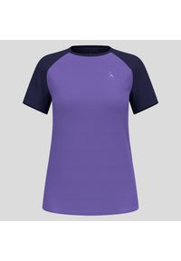 Koszulka damska Odlo X-ALP TRAIL T-shirt crew neck s/s. Kolor: fioletowy. Sport: bieganie