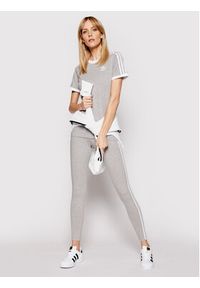Adidas - adidas T-Shirt adicolor Classics 3-Stripes GN2909 Szary Regular Fit. Kolor: szary. Materiał: bawełna #5