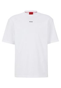 Hugo T-Shirt Dapolino 50488330 Biały Relaxed Fit. Kolor: biały. Materiał: bawełna