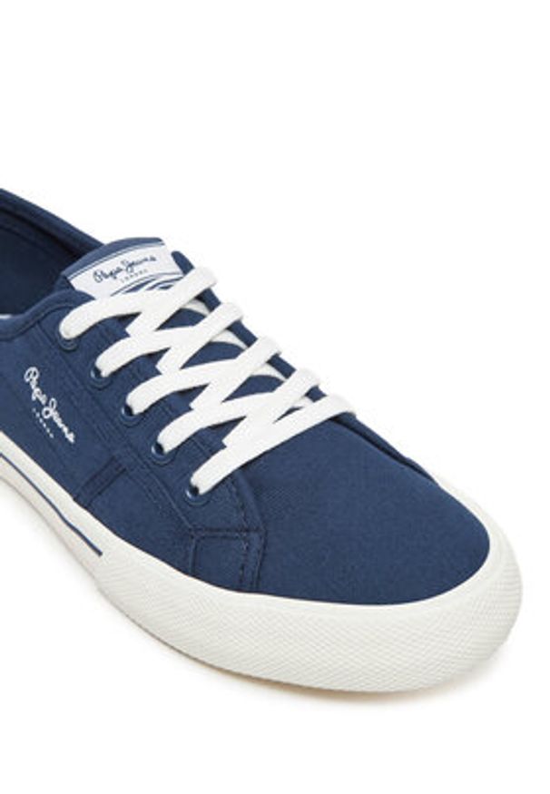 Pepe Jeans Tenisówki Brady Basic W PLS31287 Niebieski. Kolor: niebieski. Materiał: materiał