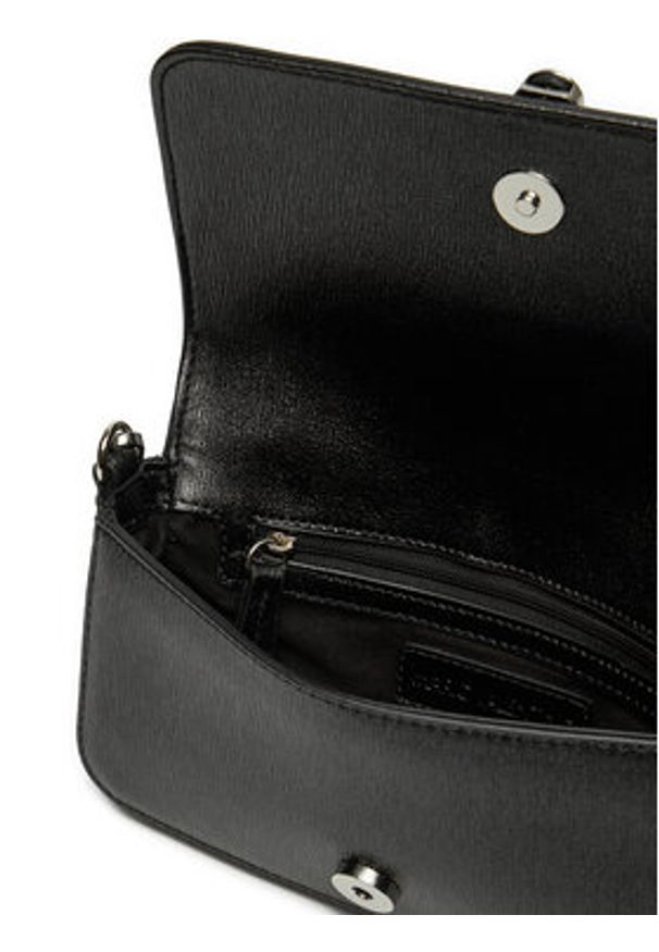 VALENTINO - Valentino Torebka Materia VBS8GQ10 Czarny. Kolor: czarny. Materiał: skórzane