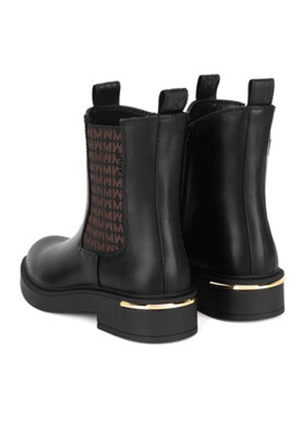 MEXX Botki MI001712043W Czarny. Kolor: czarny. Materiał: skóra