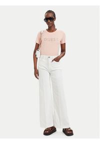 Guess Jeansy W6GA1C D0708 Kremowy Wide Leg. Kolor: kremowy #3