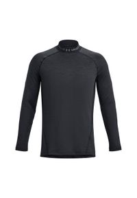 Koszulka męska Under Armour ColdGear Twist Mock. Kolor: czarny. Sport: bieganie