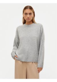 Vero Moda Sweter Boom 10320463 Szary Loose Fit. Kolor: szary. Materiał: syntetyk