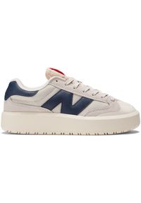 Buty unisex New Balance CT302RC – beżowe. Okazja: na co dzień. Kolor: beżowy. Materiał: guma, skóra, materiał. Szerokość cholewki: normalna. Wzór: nadruk